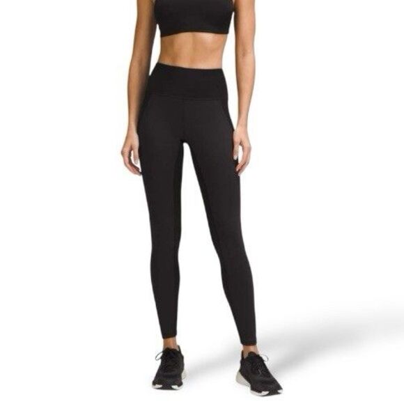 Lululemon Wunder Train High-Rise Tight 28" *Satin Panels Black Size 4 - Picture 3 of 10
